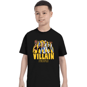 Daily_Deal_Shirts T-Shirts, Youth / XS / Black The Villain People