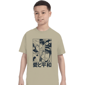 Secret_Shirts T-Shirts, Youth / XS / Sand Trigun Gunsmoke