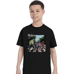 Shirts T-Shirts, Youth / XL / Black The Heroes