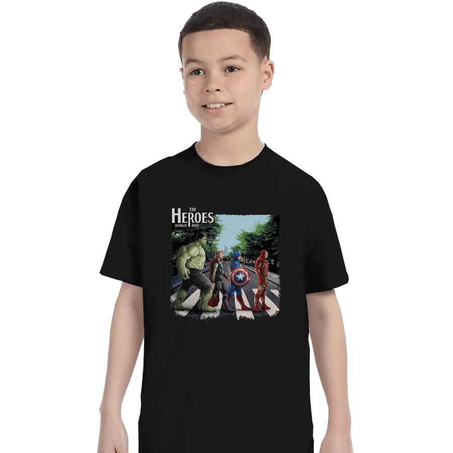 Shirts T-Shirts, Youth / XL / Black The Heroes