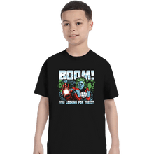 Load image into Gallery viewer, Secret_Shirts T-Shirts, Youth / XS / Black The Captain Machine
