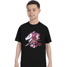 Load image into Gallery viewer, Daily_Deal_Shirts T-Shirts, Youth / XS / Black Dragon Knight
