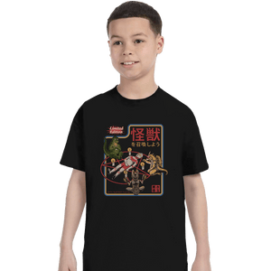 Shirts T-Shirts, Youth / XL / Black Let's Summon Kaiju