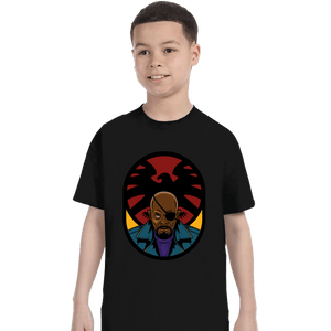 Secret_Shirts T-Shirts, Youth / XS / Black Fury Shield