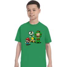 Load image into Gallery viewer, Secret_Shirts T-Shirts, Youth / XS / Irish Green Turtle Big Bro
