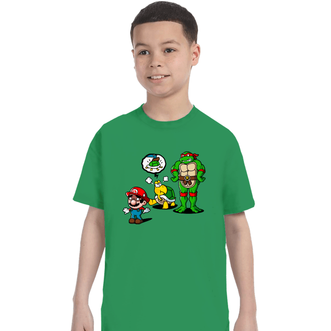 Secret_Shirts T-Shirts, Youth / XS / Irish Green Turtle Big Bro