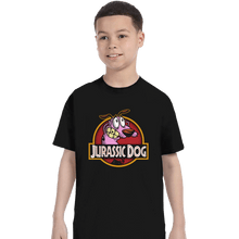 Load image into Gallery viewer, Daily_Deal_Shirts T-Shirts, Youth / XS / Black Jurassic Dog
