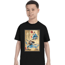 Load image into Gallery viewer, Daily_Deal_Shirts T-Shirts, Youth / XS / Black Water Tribe Master Woodblock
