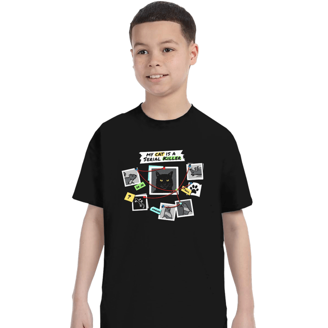 Daily_Deal_Shirts T-Shirts, Youth / XS / Black Cat Killer