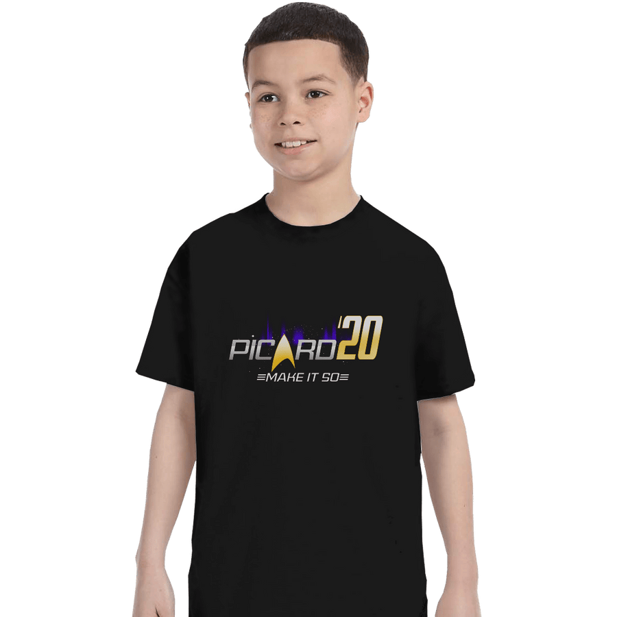 Shirts T-Shirts, Youth / XL / Black Make It So