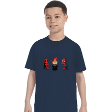 Load image into Gallery viewer, Shirts T-Shirts, Youth / XL / Navy Heroes Camp
