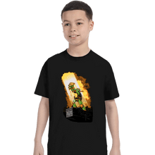 Load image into Gallery viewer, Secret_Shirts T-Shirts, Youth / XS / Black Last Slice Of Pizza

