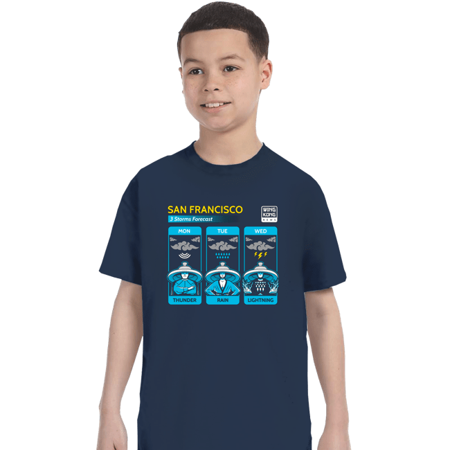 Secret_Shirts T-Shirts, Youth / XS / Navy Three Storms