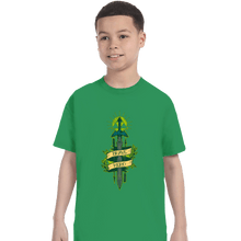 Load image into Gallery viewer, Shirts T-Shirts, Youth / XS / Irish Green Brave Hero
