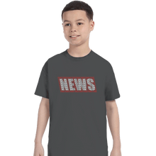 Load image into Gallery viewer, Shirts T-Shirts, Youth / XL / Charcoal NEWS
