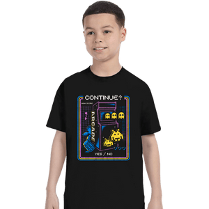 Shirts T-Shirts, Youth / XS / Black Retro Arcade