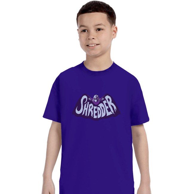 Secret_Shirts T-Shirts, Youth / XS / Violet Shredderman