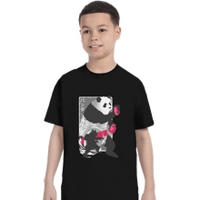 Load image into Gallery viewer, Shirts T-Shirts, Youth / XS / Black Grade Two Sorcerer Panda
