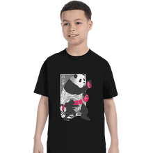 Load image into Gallery viewer, Shirts T-Shirts, Youth / XS / Black Grade Two Sorcerer Panda
