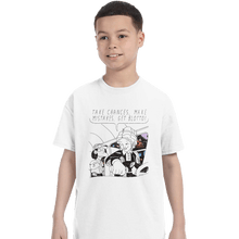 Load image into Gallery viewer, Shirts T-Shirts, Youth / XL / White Make Mistakes Get Blotto
