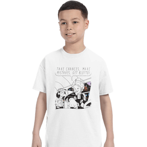 Shirts T-Shirts, Youth / XL / White Make Mistakes Get Blotto
