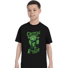 Load image into Gallery viewer, Secret_Shirts T-Shirts, Youth / XS / Black Critical Rollie
