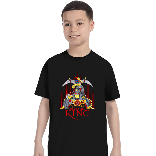 Secret_Shirts T-Shirts, Youth / XS / Black Me Grimlock, King