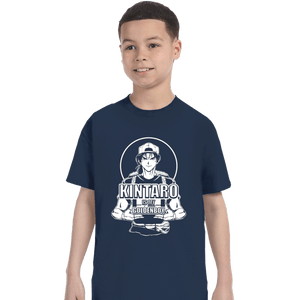 Daily_Deal_Shirts T-Shirts, Youth / XS / Navy Kintaro Is My Goldenboy