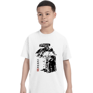 Daily_Deal_Shirts T-Shirts, Youth / XS / White Major Vs Tank Sumi-e