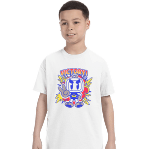 Shirts T-Shirts, Youth / XS / White Bomber Victory