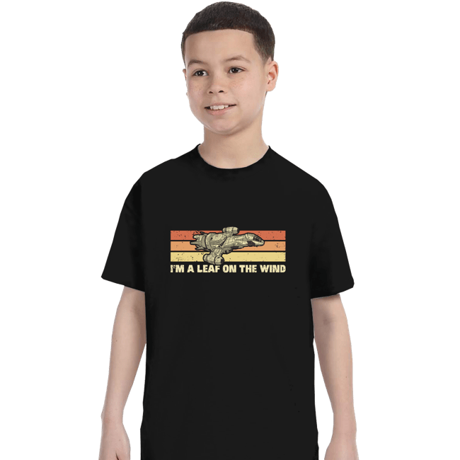 Daily_Deal_Shirts T-Shirts, Youth / XS / Black Vintage Leaf