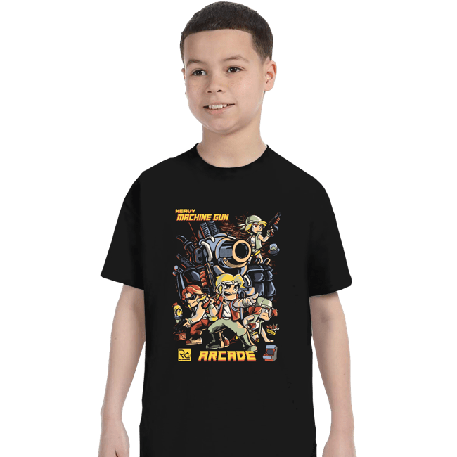 Daily_Deal_Shirts T-Shirts, Youth / XS / Black Metal Slug