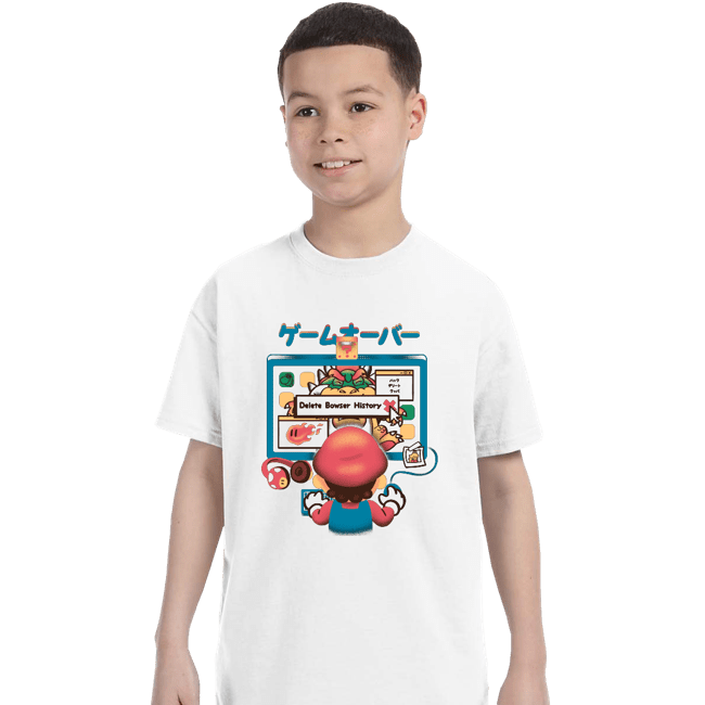 Daily_Deal_Shirts T-Shirts, Youth / XS / White Delete History