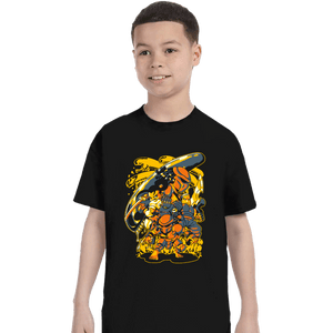 Shirts T-Shirts, Youth / XS / Black Alien vs. Predator Arcade Heroes
