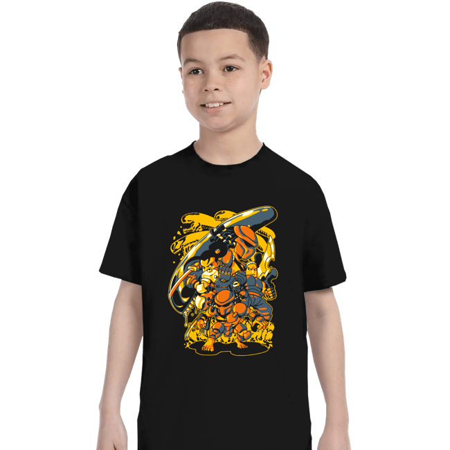 Shirts T-Shirts, Youth / XS / Black Alien vs. Predator Arcade Heroes