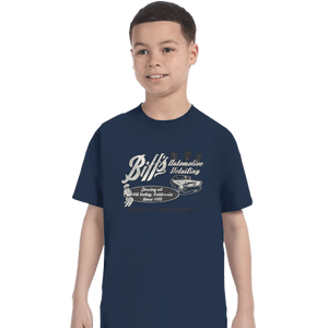Daily_Deal_Shirts T-Shirts, Youth / XS / Navy Biff's Auto Detailing