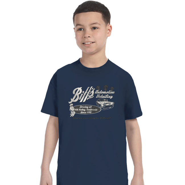 Daily_Deal_Shirts T-Shirts, Youth / XS / Navy Biff's Auto Detailing