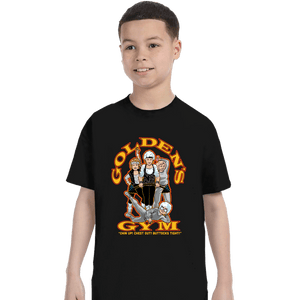 Secret_Shirts T-Shirts, Youth / XS / Black Goldens Gym