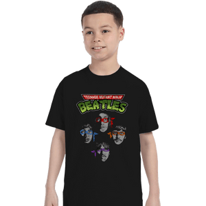 Shirts T-Shirts, Youth / Small / Black Ninja Beatles