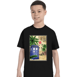 Daily_Deal_Shirts T-Shirts, Youth / XS / Black TARDIS In Egypt