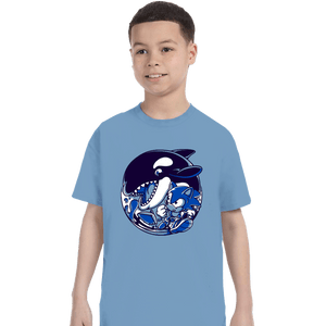 Secret_Shirts T-Shirts, Youth / XS / Powder Blue Orca Attack