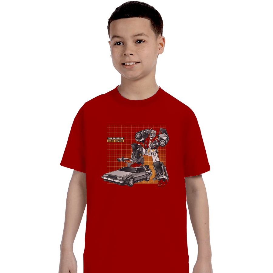 Shirts T-Shirts, Youth / XS / Red Marty McPrime