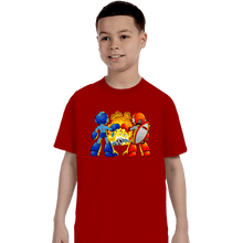 Load image into Gallery viewer, Shirts T-Shirts, Youth / XS / Red Ro Bro Fist
