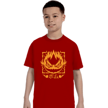 Load image into Gallery viewer, Shirts T-Shirts, Youth / XS / Red Fireball Bomb
