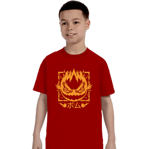 Shirts T-Shirts, Youth / XS / Red Fireball Bomb