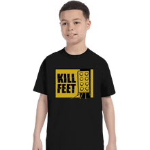 Load image into Gallery viewer, Shirts T-Shirts, Youth / XL / Black Kill Feet
