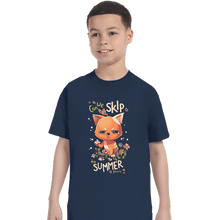 Load image into Gallery viewer, Daily_Deal_Shirts T-Shirts, Youth / XS / Navy Can We Skip To Summer Please
