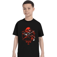 Load image into Gallery viewer, Daily_Deal_Shirts T-Shirts, Youth / XS / Black EDII Crossbone
