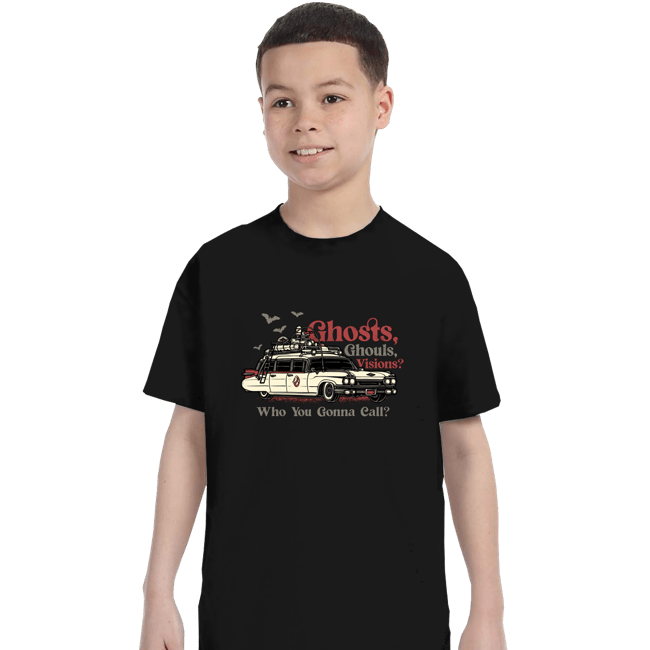 Daily_Deal_Shirts T-Shirts, Youth / XS / Black Ghosts And Ghouls