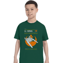 Load image into Gallery viewer, Secret_Shirts T-Shirts, Youth / XS / Forest U-Wing Manual
